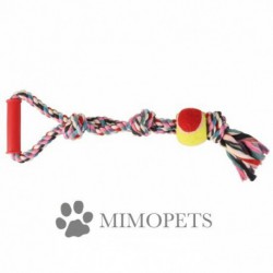 Cuerda con pelota de tenis y asa