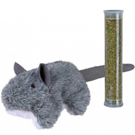 Ratón con catnip