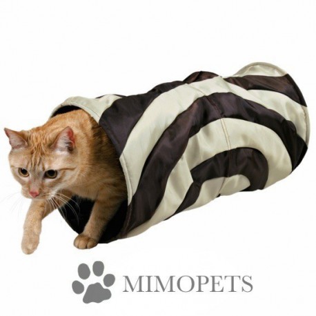 Túnel con crujido para gatos