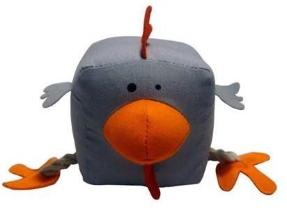 Juguetes para perro de algodón con forma de gallina