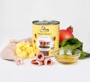 Ingredientes de GranataPet Pollo & Jamón italiano
