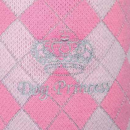 Bordado en el jersey Dog Princess